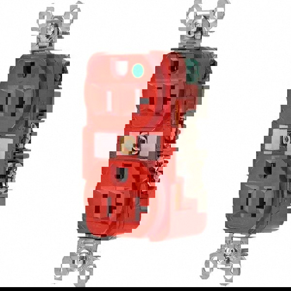 Straight Blade Duplex Receptacle: NEMA 5-20R, 20 Amps, Grounded